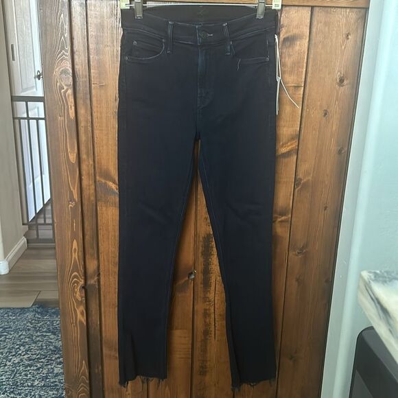 NWT Mother The Mid Rise Dazzler Ankle Fray, Size 25, Color Holding Hands - Picture 2 of 12